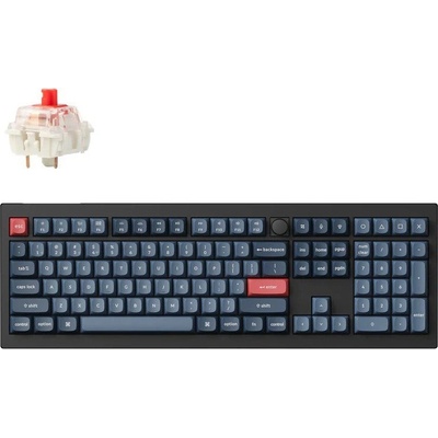 Keychron V6 Max Swappable RGB Backlight Red Switch Knob Version V6M-D1