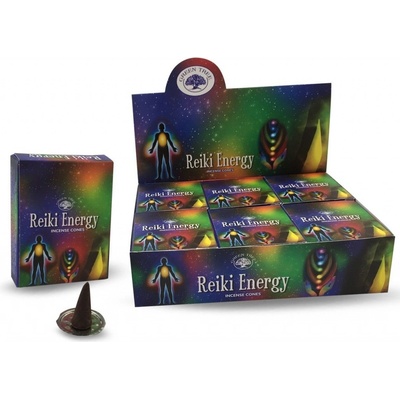 Green Tree Vonné kužely Tekoucí dým Reiki Energy 12 ks – Sleviste.cz
