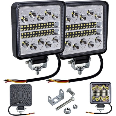 Pracovné Svetlo LED Halogénová 12v 24v 102w Cree 2ks.