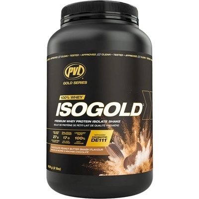 PVL / Pure Vita Labs IsoGold | Whey Protein Isolate [908 грама] Шоколад с фъстъчено масло