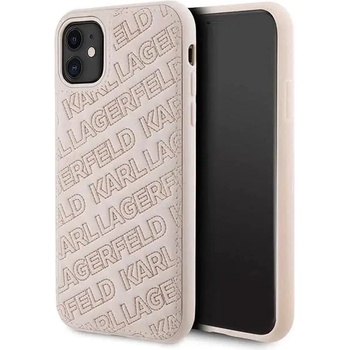 KARL LAGERFELD Кейс Karl Lagerfeld Quilted K Pattern за iPhone 11 / Xr, розов (KF001896-0)