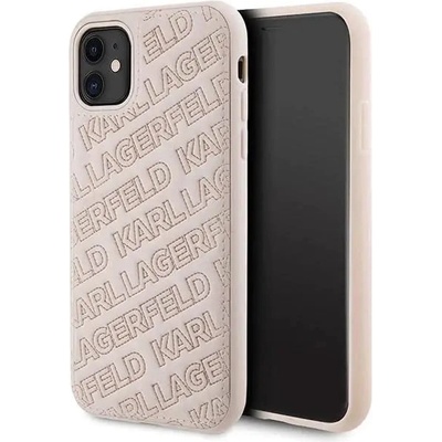 KARL LAGERFELD Кейс Karl Lagerfeld Quilted K Pattern за iPhone 11 / Xr, розов (KF001896-0)