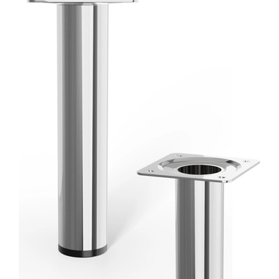 Walteco Nábytková noha okrúhla priemer 30 mm výška 150 mm chrómová 50429