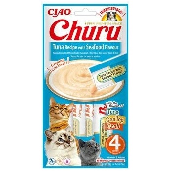 Churu Cat Tuna with Seafood 4 x 14 g