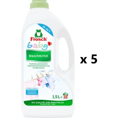 Frosch Baby gel na praní Sensitiv 5 x 22 dávek