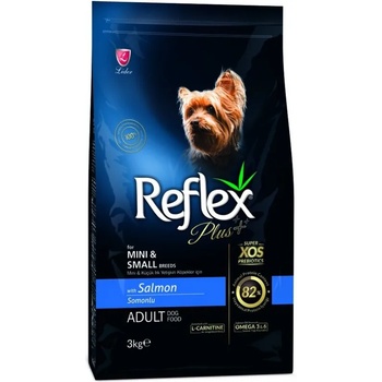 Reflex Plus Salmon Small Breed Adult Dog - за израснали кучета от малки породи със сьомга 3 и 8кг