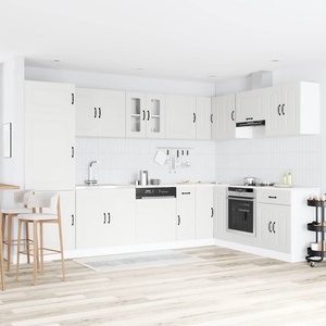vidaXL Кухненски шкаф Kalmar Бяло 80 x 46 x 81, 5 см (3315001)