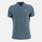 Barbour Блуза с яка Barbour Mens Tartan Pique Polo Shirt - Blue Stone