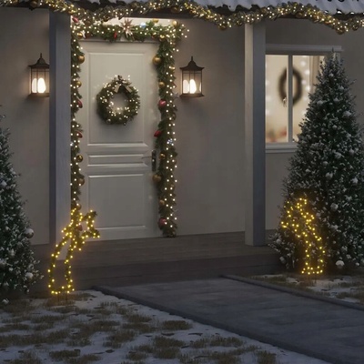 Shumee vánoční světelná dekorace s hroty kometa 80 LED diod, 62 cm