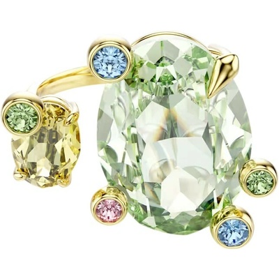 Swarovski Otevřený prsten s barevnými Swarovski krystaly Gema 5721685