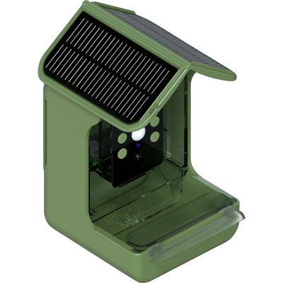 Braun Phototechnik Bird Cam 130 Solar fotopasca s dávkovačom krmiva zelená