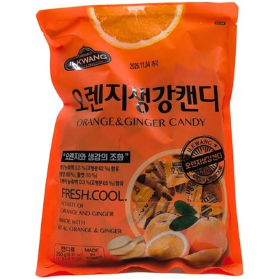 Ilkwang Cukríky zázvorové pomarančové 250 g