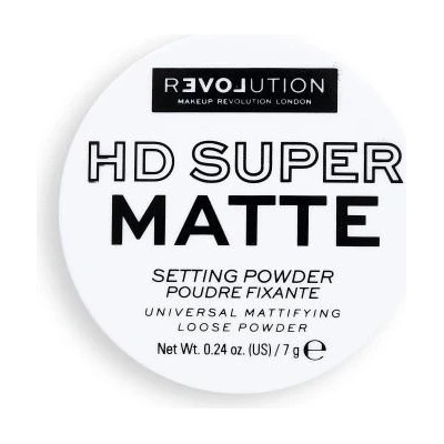 Revolution Relove Super HD Matte Setting Powder Univerzálny sypký púder 7 g