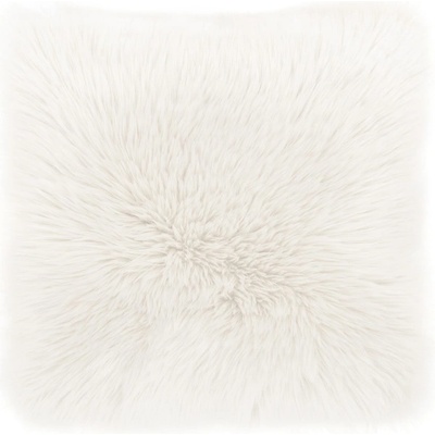 Tiseco Home Studio Възглавница от бяла овча кожа, 45 x 45 cm - Tiseco Home Studio (3294WHITE)