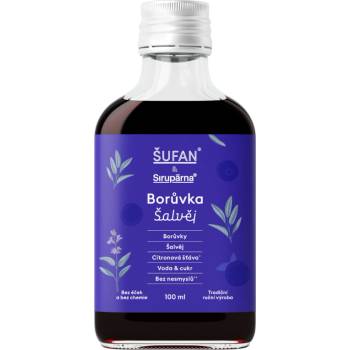 Sirupárna Domácí Borůvka & Šalvěj Sirup 100 ml
