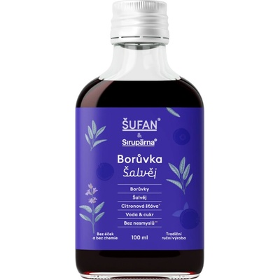 Sirupárna Domácí Borůvka & Šalvěj Sirup 100 ml