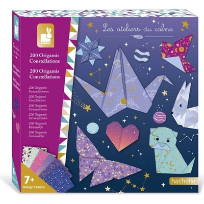 Janod Kreativní sada Origami papírové skládanky 200 ks