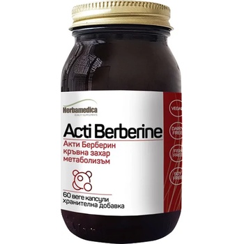 Herbamedica Acti Berberine, 300 mg, 60 веге капсули, Herbamedica