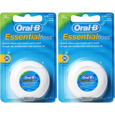 Oral B Essential Floss Mint dentální nit 2 x 50 m