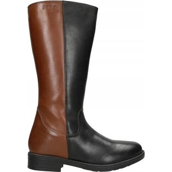 Bartek čižmy pre dievčatá čierno-hnedé