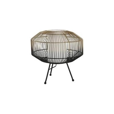 DEKODONIA Настолна лампа DKD Home Decor Черен Златен Желязо 50 W 220 V 39 x 39 x 38 cm