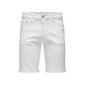 Only & Sons Мъжки Къси Панталони Only & Sons Onsply 9297 White Бял Размер S