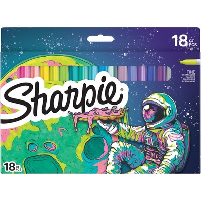 Sharpie Комплект перманентни маркери Sharpie 18 цвята, 2232932 (32534-А-2232932)