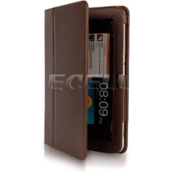 Image 1 of Samsung Galaxy TAB 8.9" P7300 Кожен Калъф Кафяв