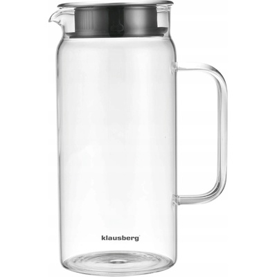 Klausberg Skleněná konvice s ocelovým víčkem 1 l KB 7686