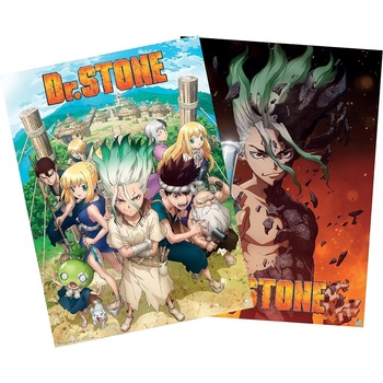 GB eye Комплект мини плакати GB eye Animation: Dr. Stone - Group & Artwork (ABYDCO712)