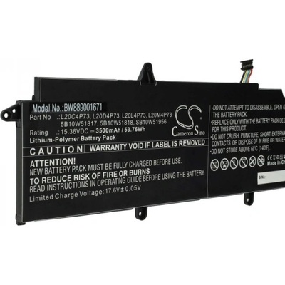 VHBW Батерия за Lenovo Thinkpad X13 Gen 2, 3500 mAh (889001671)