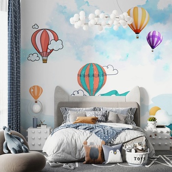 Art Gift Decor Фототапет Цветни балони в небето