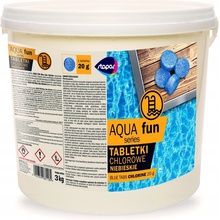 STAPAR AQUA fun Chlor BLUE TABS CHLORINE Mini 3kg