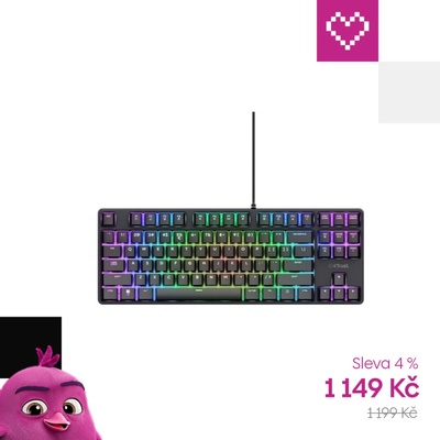 Trust GXT 864 Cada Compact TKL Mechanical Gaming Keyboard 25724