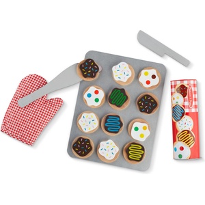 Melissa & Doug Дървен игрален комплект Melissa & Doug - Бисквитки, 29 части (6074870) - baby