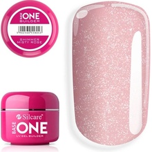 Silcare Uv stavební gel na nehty Base One Shimmer Misty Rose 50 g