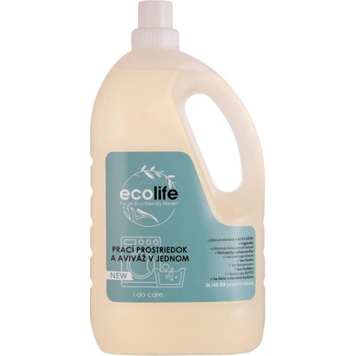 EcoLife Prací prostředek a aviváž 2 v 1 3 l