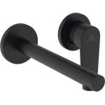 Ideal Standard Ceralife O - Смесител за вграждане за мивка, 2-дупков монтаж, копринено черен BE019XG (BE019XG)