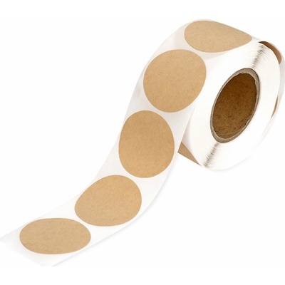 DP Craft Samolepky v roli kraft kolečka 3,8cm 100ks – Zboží Dáma