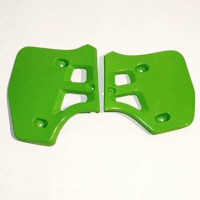 UFO kryty chladiče KAWASAKI KX 250 88-89, KX 500 88-02 barva zelená