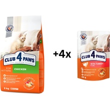 Club4Paws Premium pre mačiatka s kuracim mäsom 5 kg