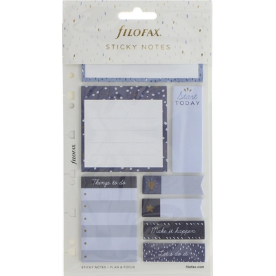 Filofax Lepicí bločky Indigo náplň osobních/A5 diářů