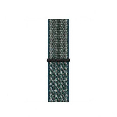 Watch Nike Band Sport Loop - оригинална текстилна каишка за Apple Watch 42мм, 44мм (зелен)