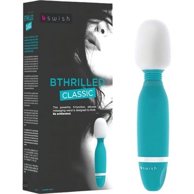 B Swish Wand - масажиращ вибратор (зелен)