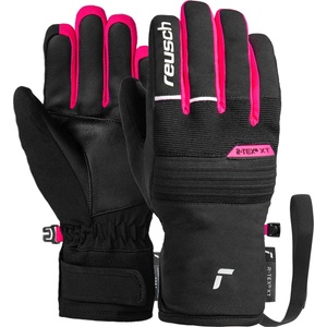 Reusch Детски ръкавици Reusch Kid's Benji R-Tex XT Gloves - Black / White / Pink Glo - размер 5 (EU) (202-8193-0413)