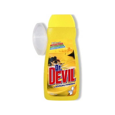 Dr. Devil WC gél + košík Lemon 400 ml
