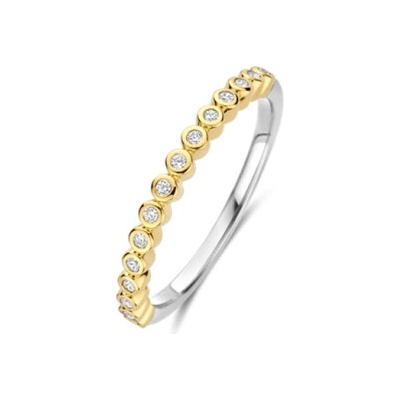 Ti Sento stříbrný prsten se zirkony 12364ZY