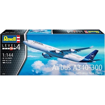 Revell Сглобяем модел , Revell, Самолет Airbus A340-300 Луфтханза