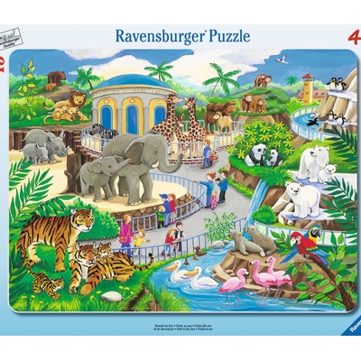 Ravensburger Deskové Návštěva v ZOO 45 dielov