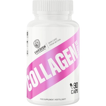 Swedish Supplements Collagen Beauty | Collagen Peptides with Hyaluronic Acid & Vitamin C [90 капсули]